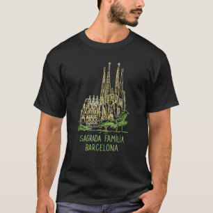Sagrada Familia Barcelona   T-Shirt