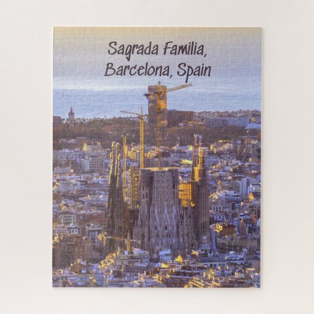 Sagrada Familia Catholic Church, Barcelona, Spain Jigsaw Puzzle (Vertical)