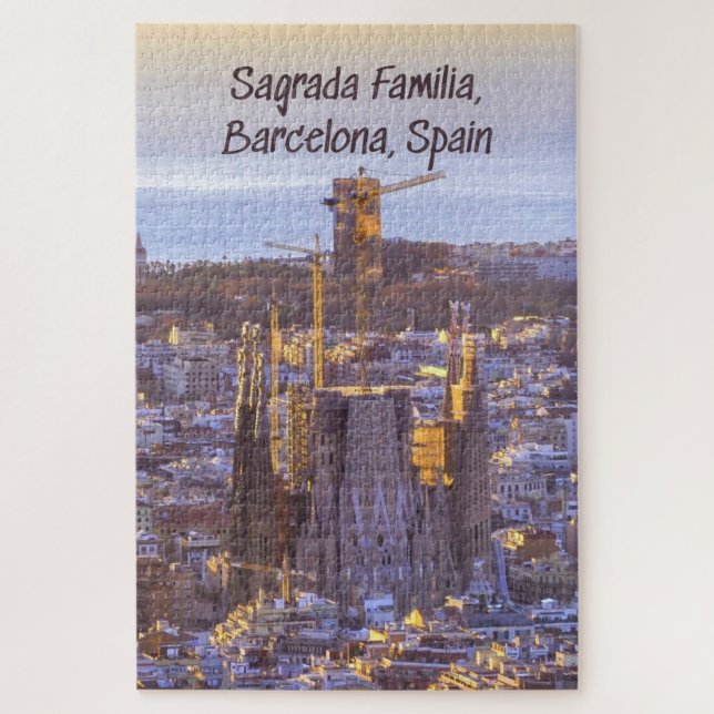 Sagrada Familia Catholic Church, Barcelona, Spain Jigsaw Puzzle (Vertical)