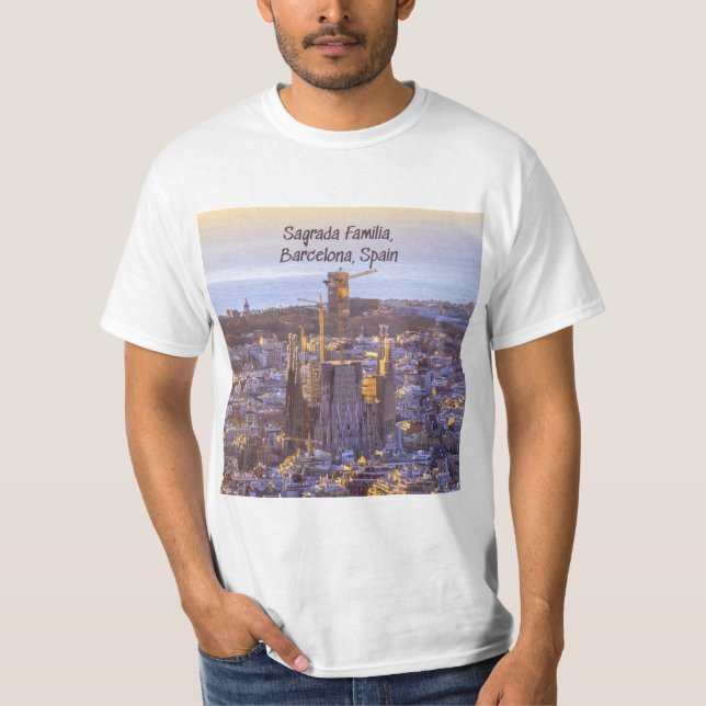 Sagrada Familia Catholic Church, Barcelona, Spain T-Shirt (Front)