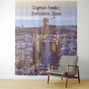 Sagrada Familia Catholic Church, Barcelona, Spain Tapestry