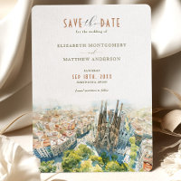 Sagrada Familia Charm Barcelona Save-the-Date