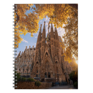 Sagrada Família in Autumn Light Notebook