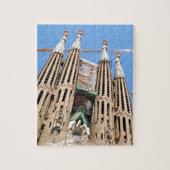 Sagrada Familia in Barcelona, Spain Jigsaw Puzzle (Vertical)