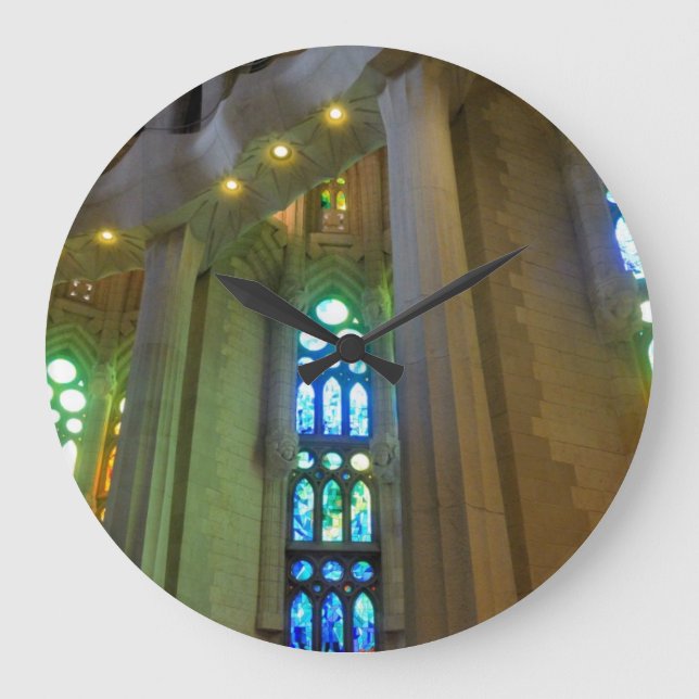 Sagrada Familia. Interior Large Clock (Front)