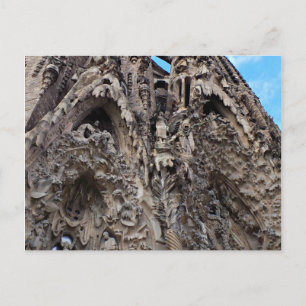 Sagrada Familia, Nativity Façade - Barcelona Photo Postcard