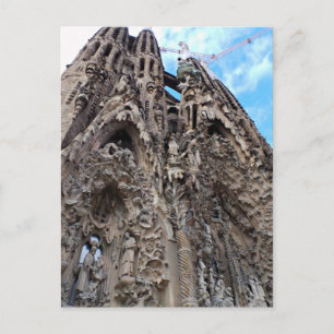 Sagrada Familia, Nativity Façade - Barcelona Photo Postcard