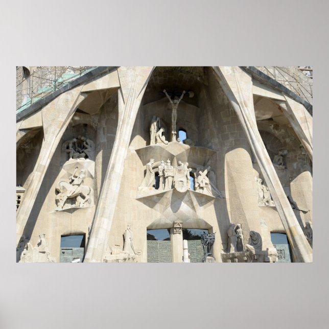 Sagrada Familia. Passion Facade Poster (Front)