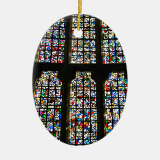 Sagrada Familia Stained Glass Barcelona Photograph Ceramic Tree Decoration