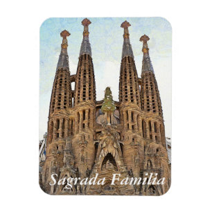 Sagrada Familia. View 3. Magnet