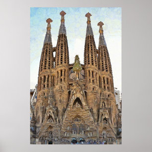 Sagrada Familia. View 3. Poster