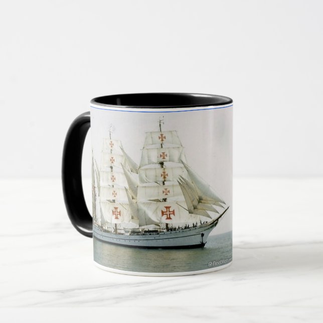 Sagres Portuguese Tall Ship Mug (Front Left)