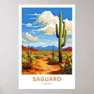 Saguaro Arizona Travel Print