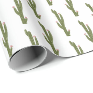Saguaro Cactus Desert Plants Gift Any Background  Wrapping Paper