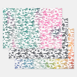 Saguaro Cactus Desert Watercolor Nature Botanical  Wrapping Paper Sheet