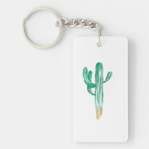 Saguaro Cactus Keychain   Double-Sided