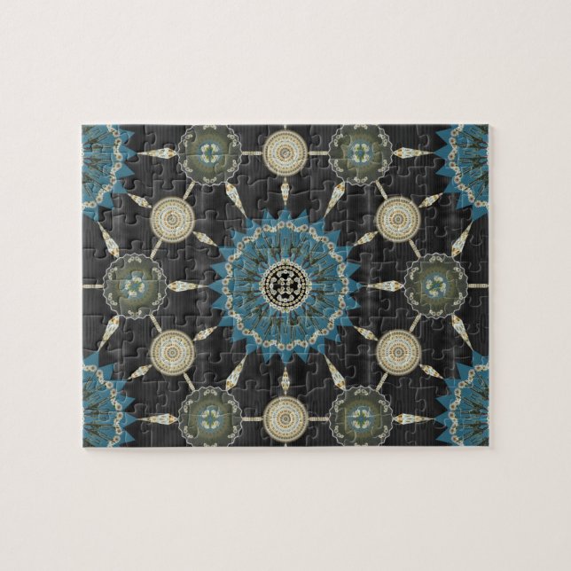 Saguaro Cactus  Mandala Array Puzzle (Horizontal)