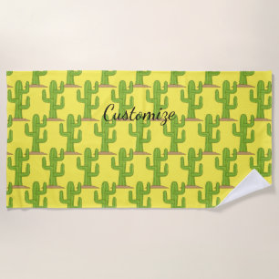 Saguaro Cactus Thunder_Cove Beach Towel