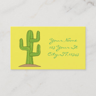 Saguaro Cactus Thunder_Cove Business Card