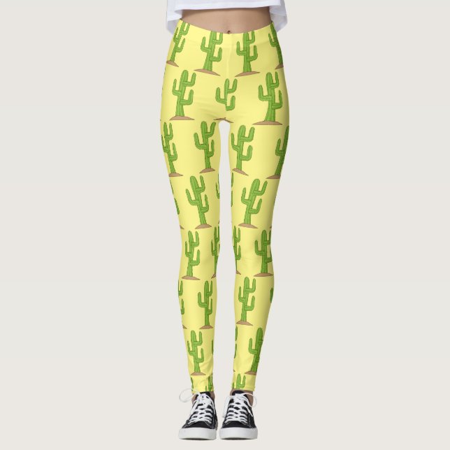 Saguaro Cactus Thunder_Cove Leggings (Front)