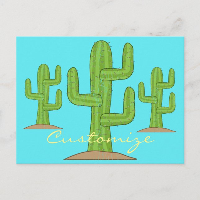 Saguaro Cactus Thunder_Cove Postcard (Front)