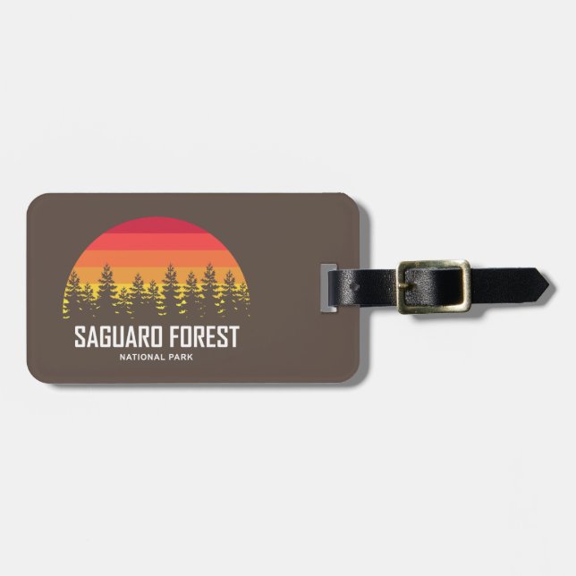 Saguaro Forest National Park Luggage Tag (Front Horizontal)