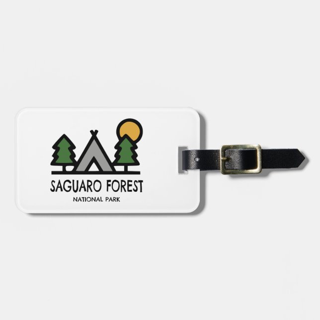 Saguaro Forest National Park Luggage Tag (Front Horizontal)