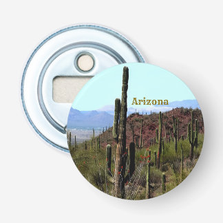Saguaro mountain landscape Tucson Arizona  Bottle Opener