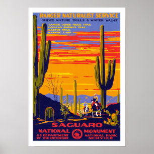 Saguaro National Monument Poster