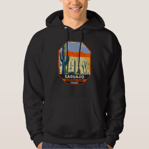 Saguaro National Park Arizona Giant Cactus Vintage Hoodie