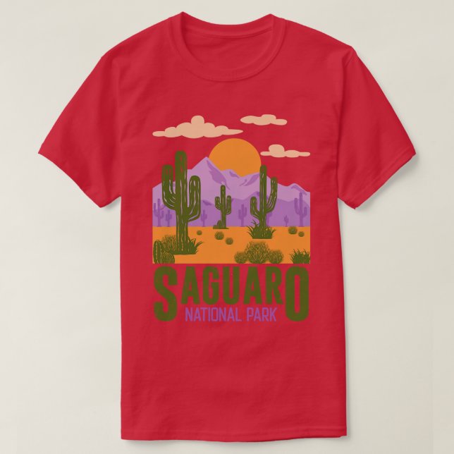 Saguaro National Park Arizona T-Shirt (Design Front)