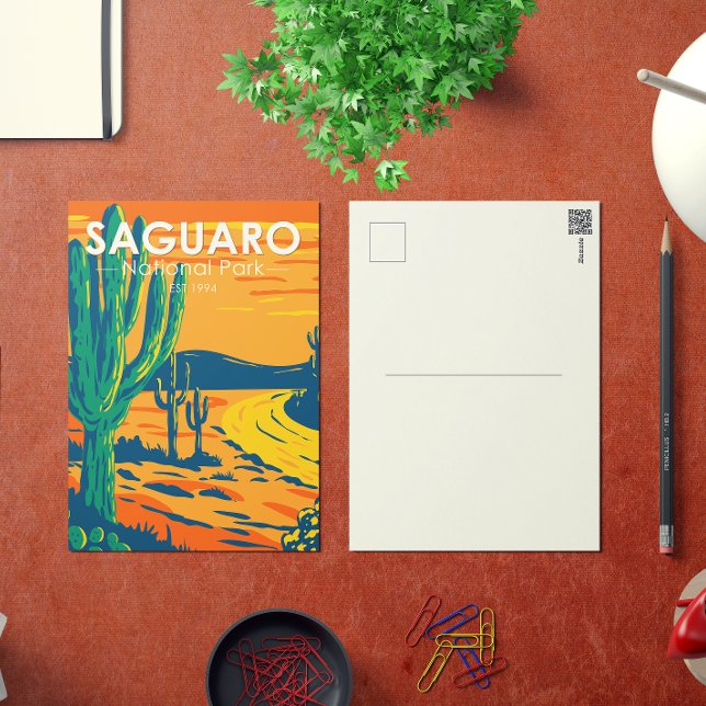 Saguaro National Park Arizona Vintage Postcard (Creator Uploaded)