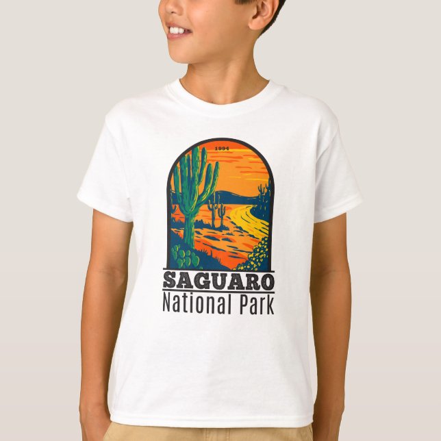 Saguaro National Park Arizona Vintage T-Shirt (Front)
