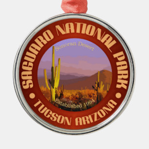 Saguaro National Park (C) Metal Tree Decoration