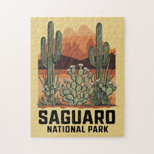 Saguaro National Park Cactus Jigsaw Puzzle