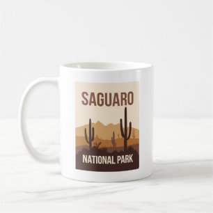 Saguaro National Park Minimal Travel Art Coffee Mug