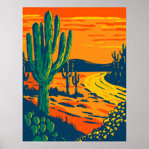 Saguaro National Park Poster