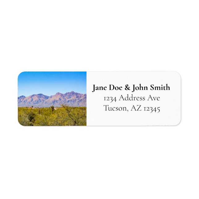 Saguaro National Park Return Address Labels (Front)