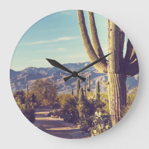 Saguaro National Park, scenic representation. Large Clock