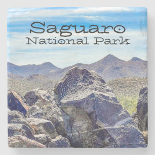 Saguaro National Park Stone Coaster