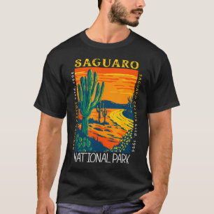 Saguaro National Park Vintage Saguaro Cactus T-Shirt