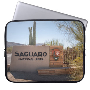 Saguaro National Park Welcome Sign Laptop Bag