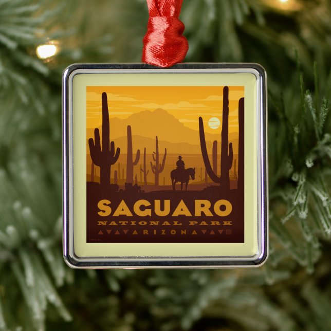 Saguaro Square National Park | Arizona Metal Tree Decoration (Tree)