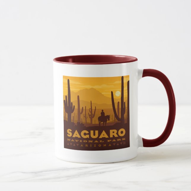 Saguaro Square National Park | Arizona Mug (Right)