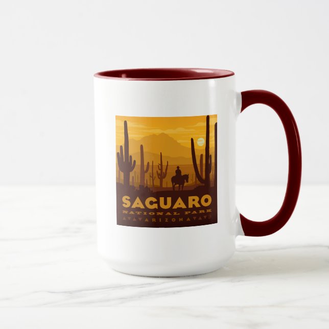 Saguaro Square National Park | Arizona Mug (Right)