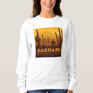 Saguaro Square National Park   Arizona Sweatshirt