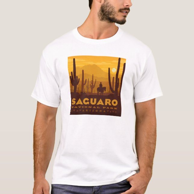 Saguaro Square National Park | Arizona T-Shirt (Front)