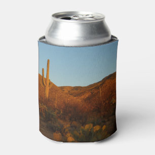 Saguaro Sunset I Arizona Desert Landscape Can Cooler