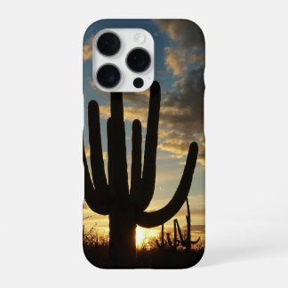 Saguaro Sunset II Arizona Desert Landscape iPhone 16 Pro Case