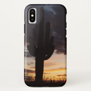 Saguaro Sunset III Arizona Desert Landscape iPhone XS Case